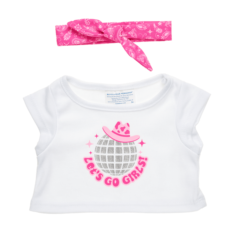 Let's Go Girls Tee and Bandana Set - Build-A-Bear Workshop Australia