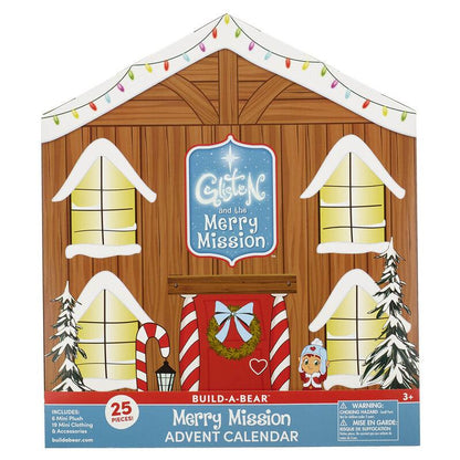 Merry Mission Advent Calendar - 25 Pieces Included Build-A-Bear Workshop Australia