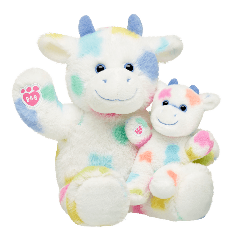 Mini Beans Rainbow Cow - Build-A-Bear Workshop Australia