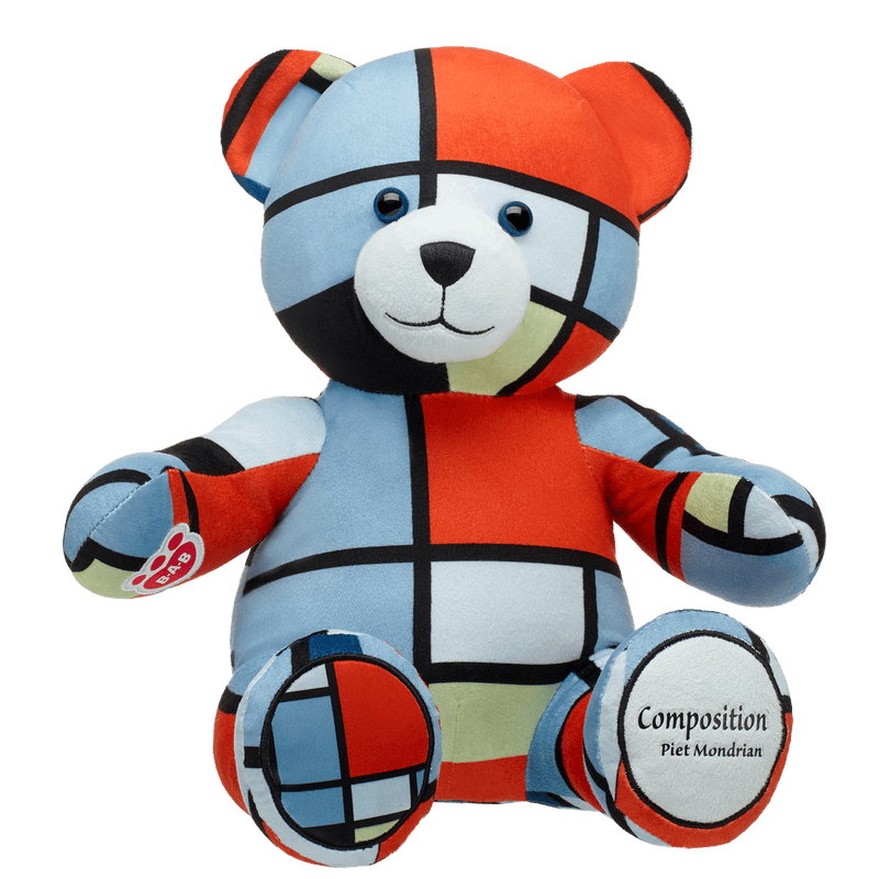 Mondrian Composition Bear - The Met - Build-A-Bear Workshop Australia