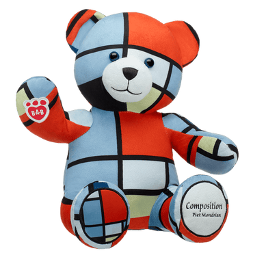 Mondrian Composition Bear - The Met - Build-A-Bear Workshop Australia