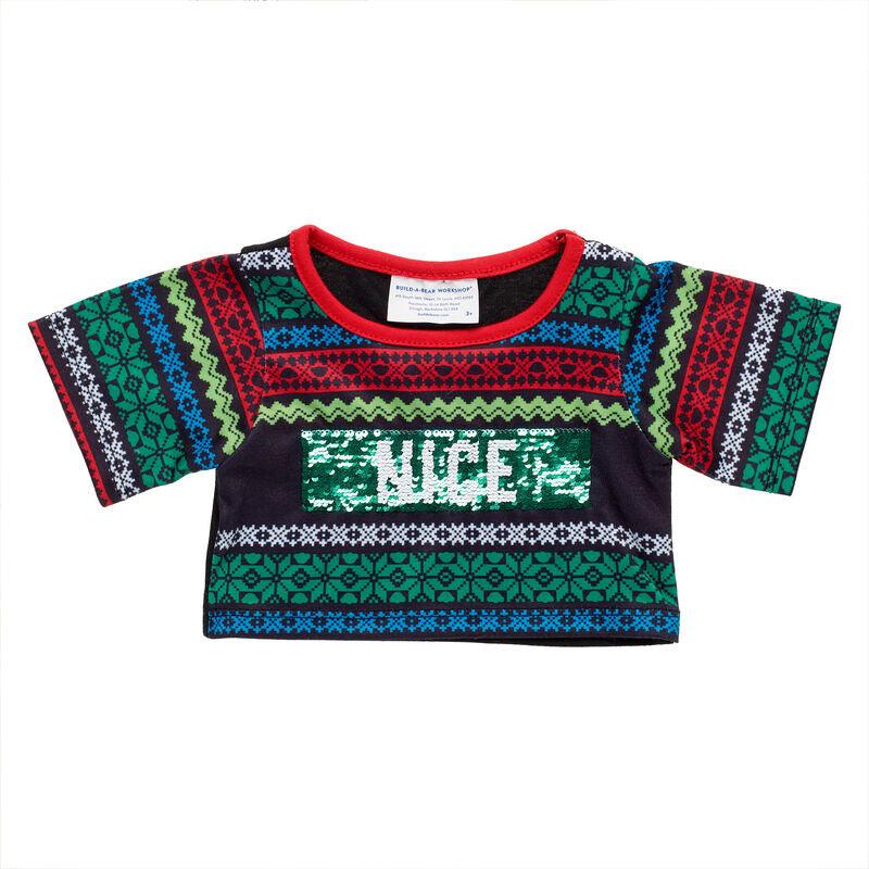 Naughty and Nice Flip Sequin Sweater - Build-A-Bear Workshop Australia