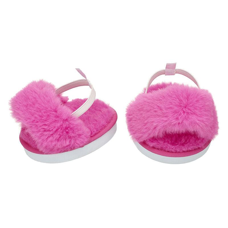 Pink Fuzzy Slippers - Build-A-Bear Workshop Australia