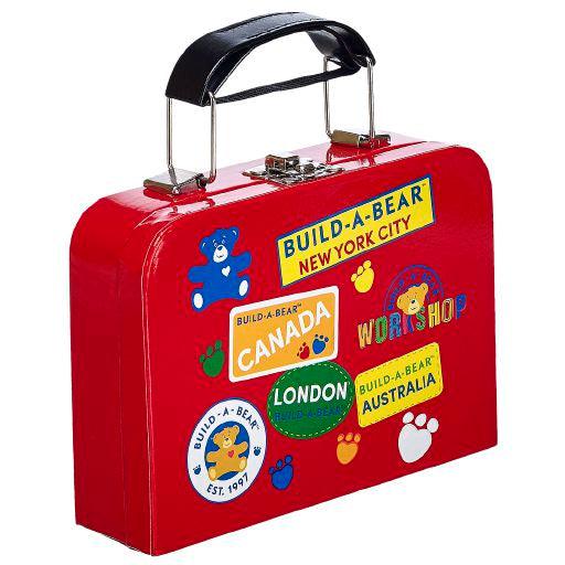 Red Bear Sized Suitcase - Build-A-Bear Workshop Australia