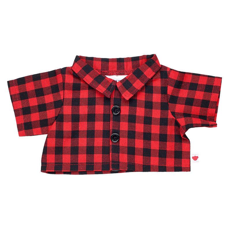 Red Buffalo Check Shirt - Build-A-Bear Workshop Australia