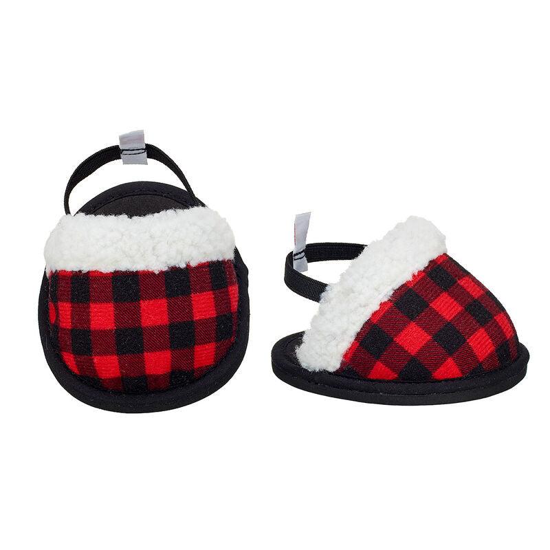 Red Buffalo Check Slippers Build-A-Bear Workshop Australia