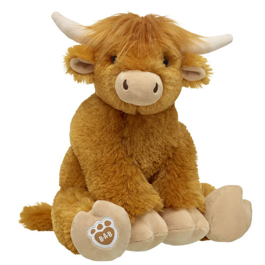 Shaggy Highland Cow Stuffed Animal