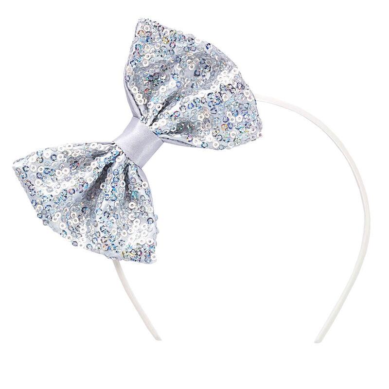 Silver Sequin Bow Headband Build-A-Bear Workshop Australia