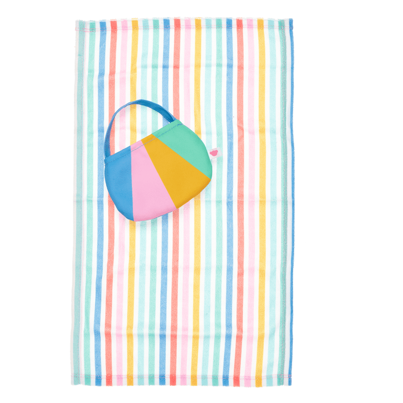 Stripe Towel and Tote Set Build-A-Bear Workshop Australia