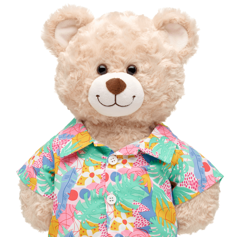 Tropical Button Up Shirt Build-A-Bear Workshop Australia