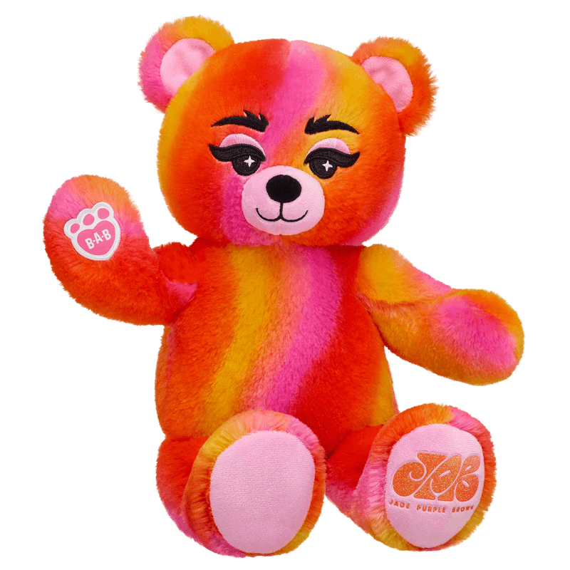 Vibe Out Bear by Jade Purple Brown Build-A-Bear Workshop Australia