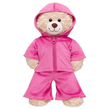 Y2K Fashions Pink Velvet Tracksuit - Build-A-Bear Workshop Australia