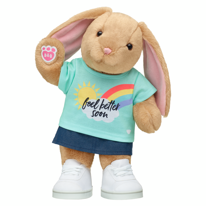 Pawlette™ Bunny Plush "Feel Better Soon" Gift Set