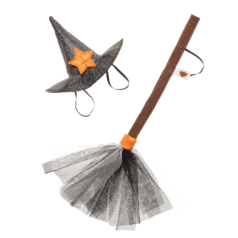 Halloween Witch Hat and Dark Broom Set - Build-A-Bear Workshop Australia