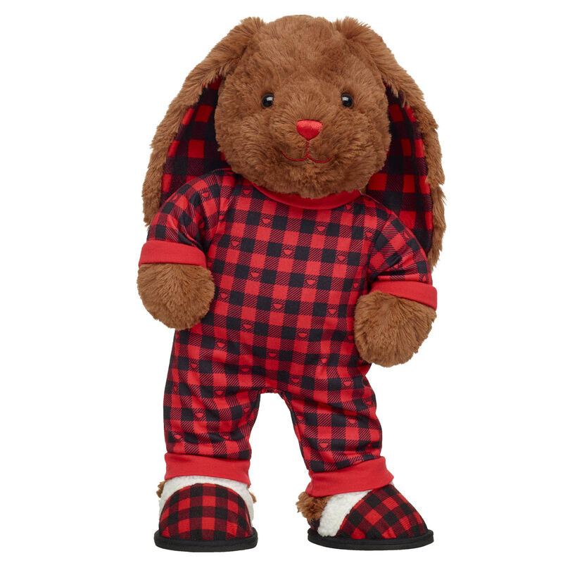Buffalo Check Pawlette Stuffed Animal Pajamas Gift Set