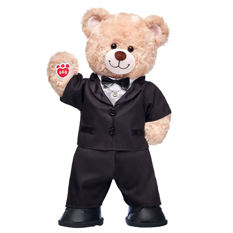 Happy Hugs Teddy Bear Black Tuxedo Gift Set