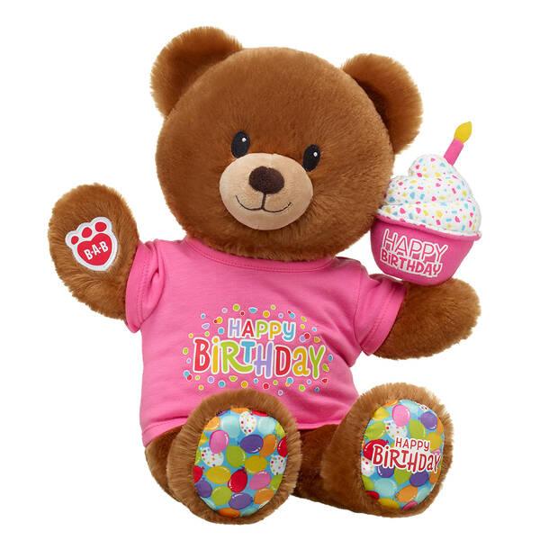 Birthday Bear Pink Happy Birthday Gift Set Build-A-Bear Workshop Australia