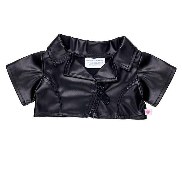 Black Faux Leather Jacket Build-A-Bear Workshop Australia