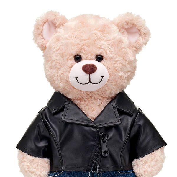 Black Faux Leather Jacket Build-A-Bear Workshop Australia