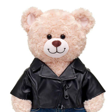 Black Faux Leather Jacket - Build-A-Bear Workshop Australia