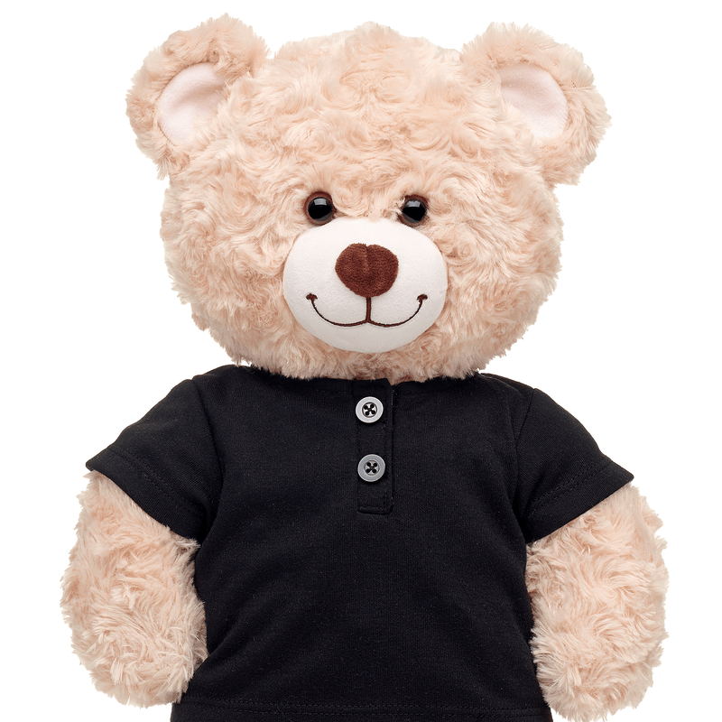 Black Henley Tee - Build-A-Bear Workshop Australia