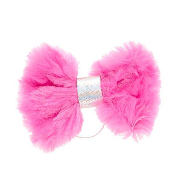 Fuzzy Pink Bow - Build-A-Bear Workshop Australia