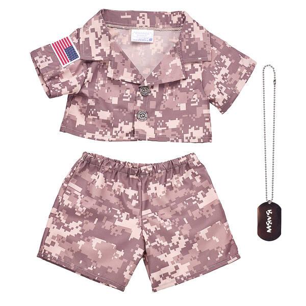 Happy Hugs Khaki Camo Gift Set Build-A-Bear Workshop Australia