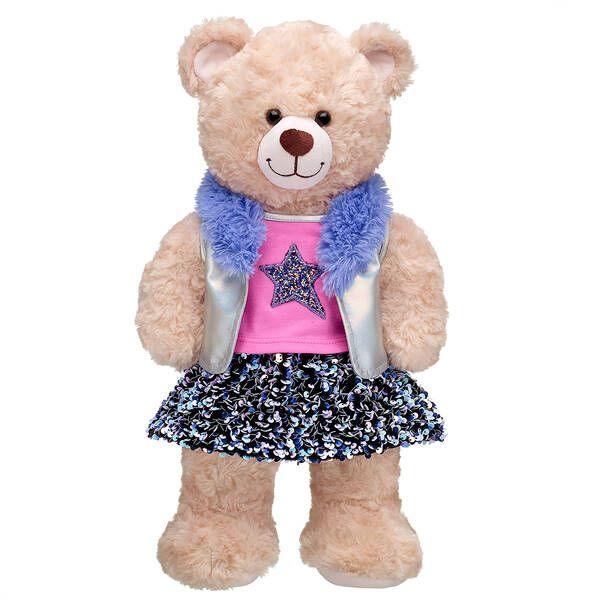 Iridescent Vest & Sequin Skirt Set Build-A-Bear Workshop Australia