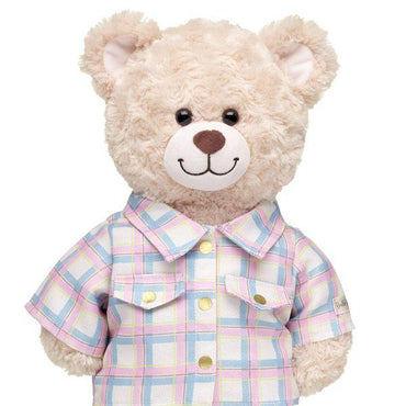 Pink & Blue Plaid Shirt Build-A-Bear Workshop Australia