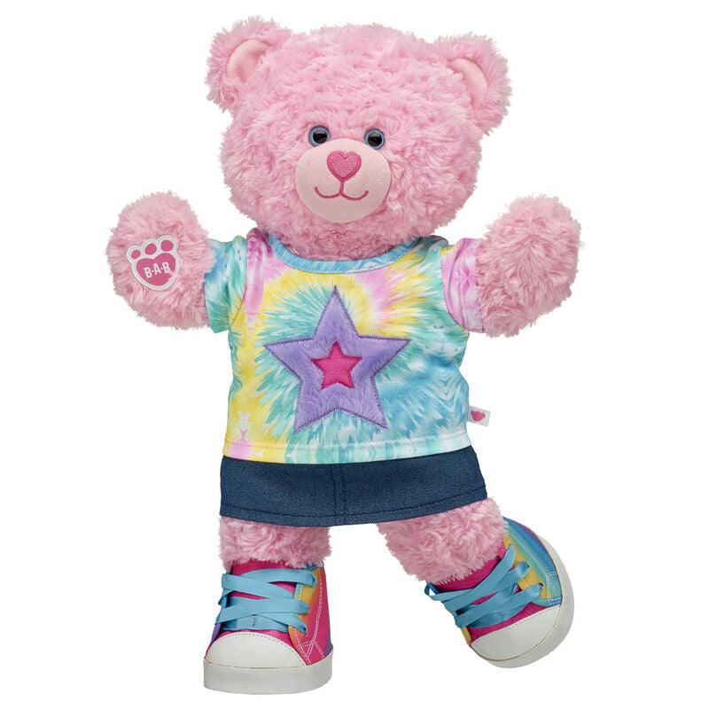 Pink Cuddles Teddy Bear Rainbow Gift Set - Build-A-Bear Workshop Australia