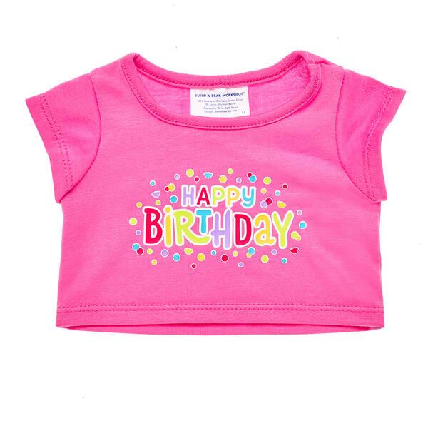 Pink Happy Birthday Tee - Build-A-Bear Workshop Australia