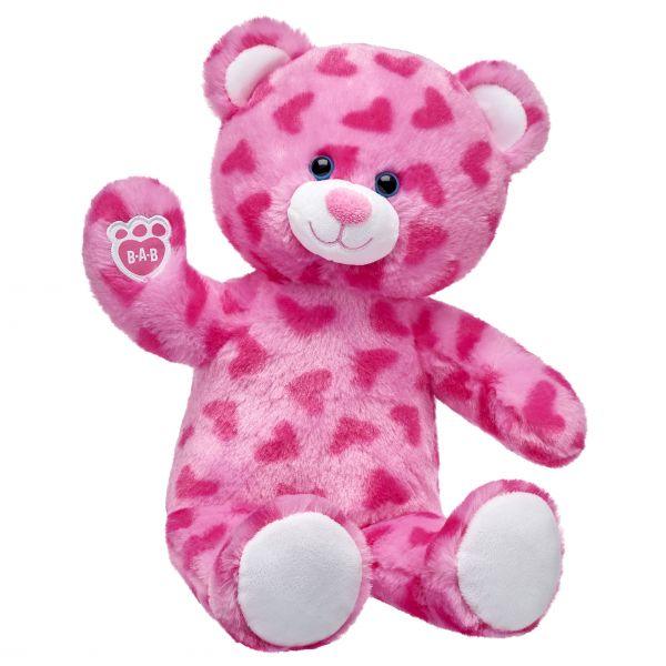 Pink Hearts Bear Build-A-Bear Workshop Australia