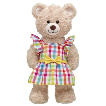 Plaid Flutter Sleeve Dress Build-A-Bear Workshop Australia