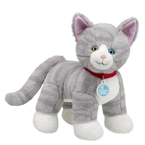 Promise Pets Grey and White Kitty - Build-A-Bear Workshop Australia