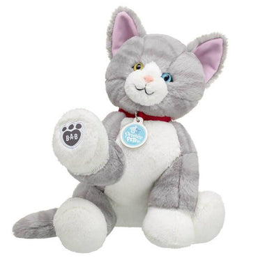 Promise Pets Grey and White Kitty - Build-A-Bear Workshop Australia