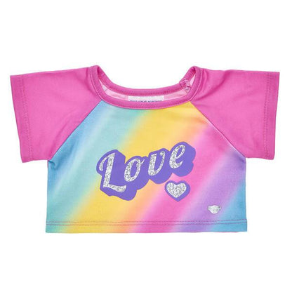 Rainbow Love Tee Build-A-Bear Workshop Australia