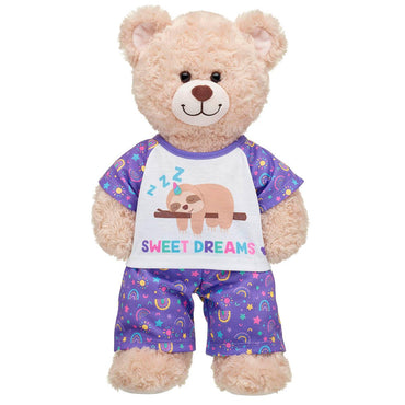 Rainbow Sloth Pyjama Set - Build-A-Bear Workshop Australia