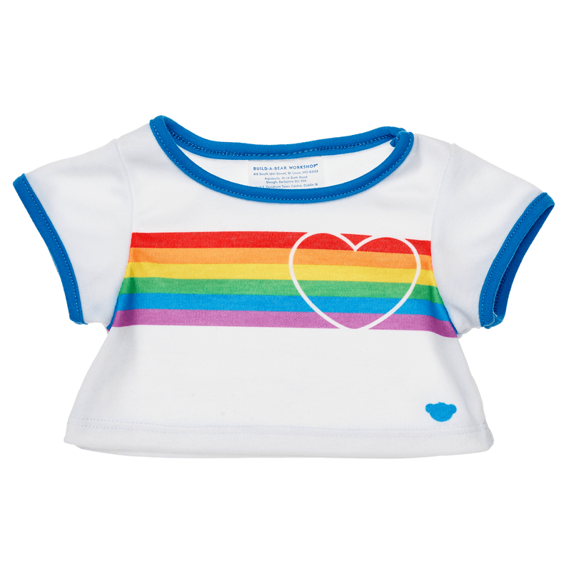 Rainbow Stripe Shirt Build-A-Bear Workshop Australia