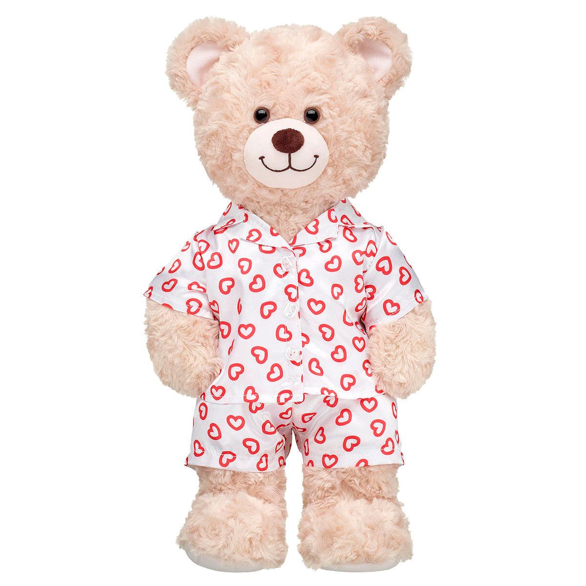 Red Heart Satin PJ's - Build-A-Bear Workshop Australia