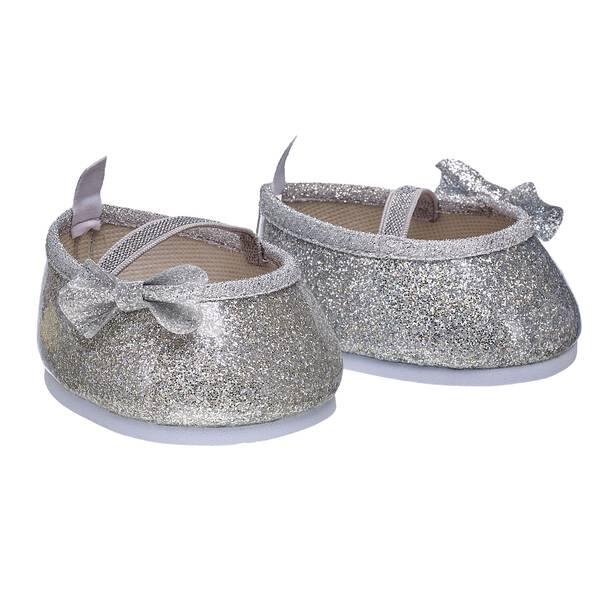 Silver Sparkle Bow Flats - Build-A-Bear Workshop Australia