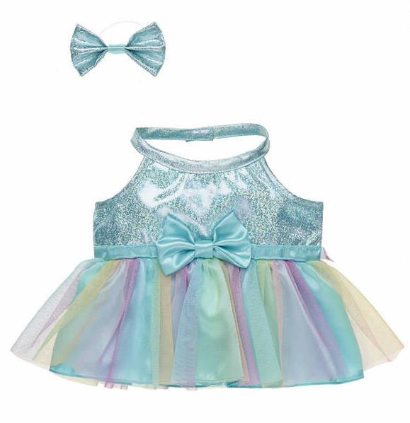 Sparkly Pastel Skirt Dress Build-A-Bear Workshop Australia