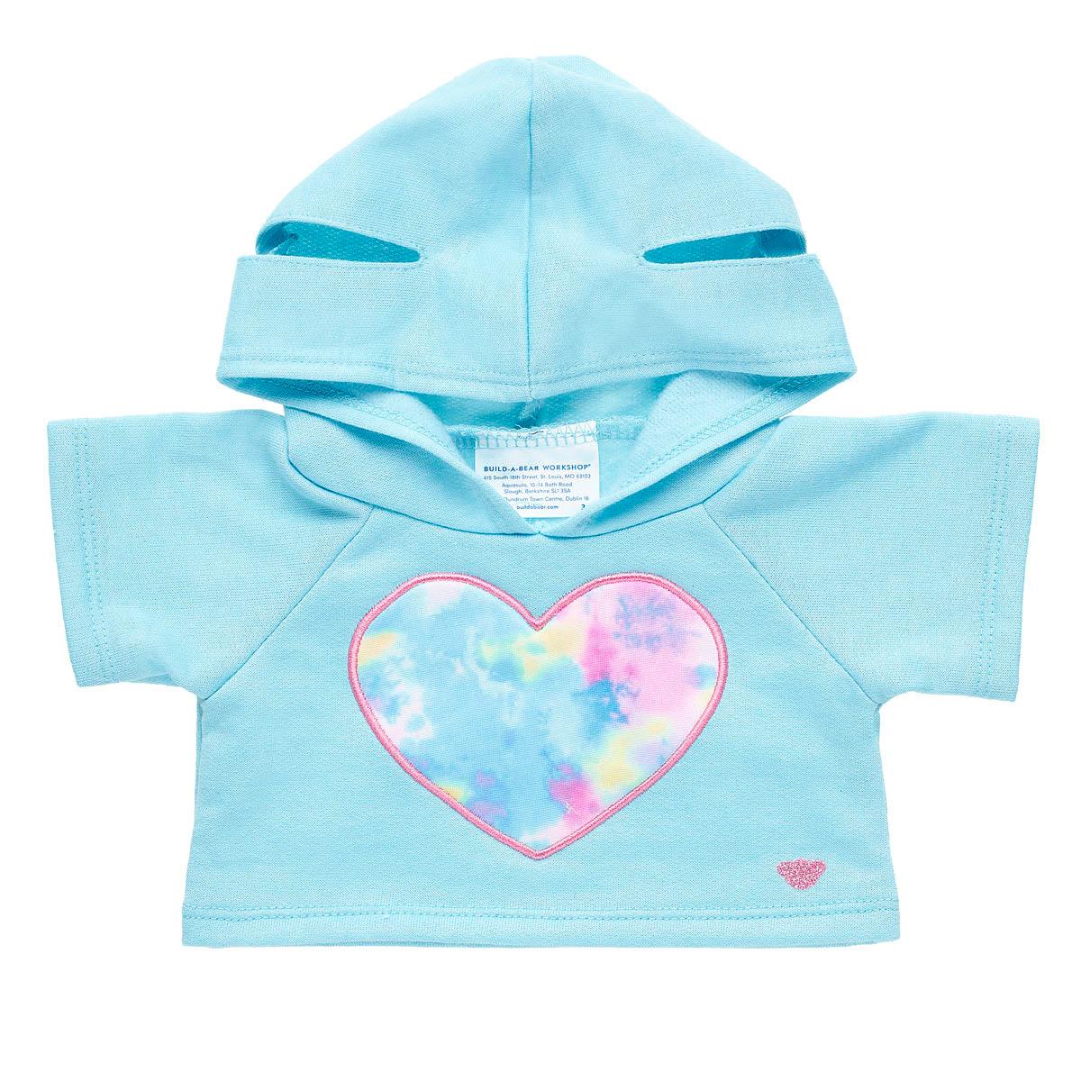 Tie Dye Heart Hoodie Build-A-Bear Workshop Australia