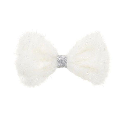 White Furry Bow Build-A-Bear Workshop Australia